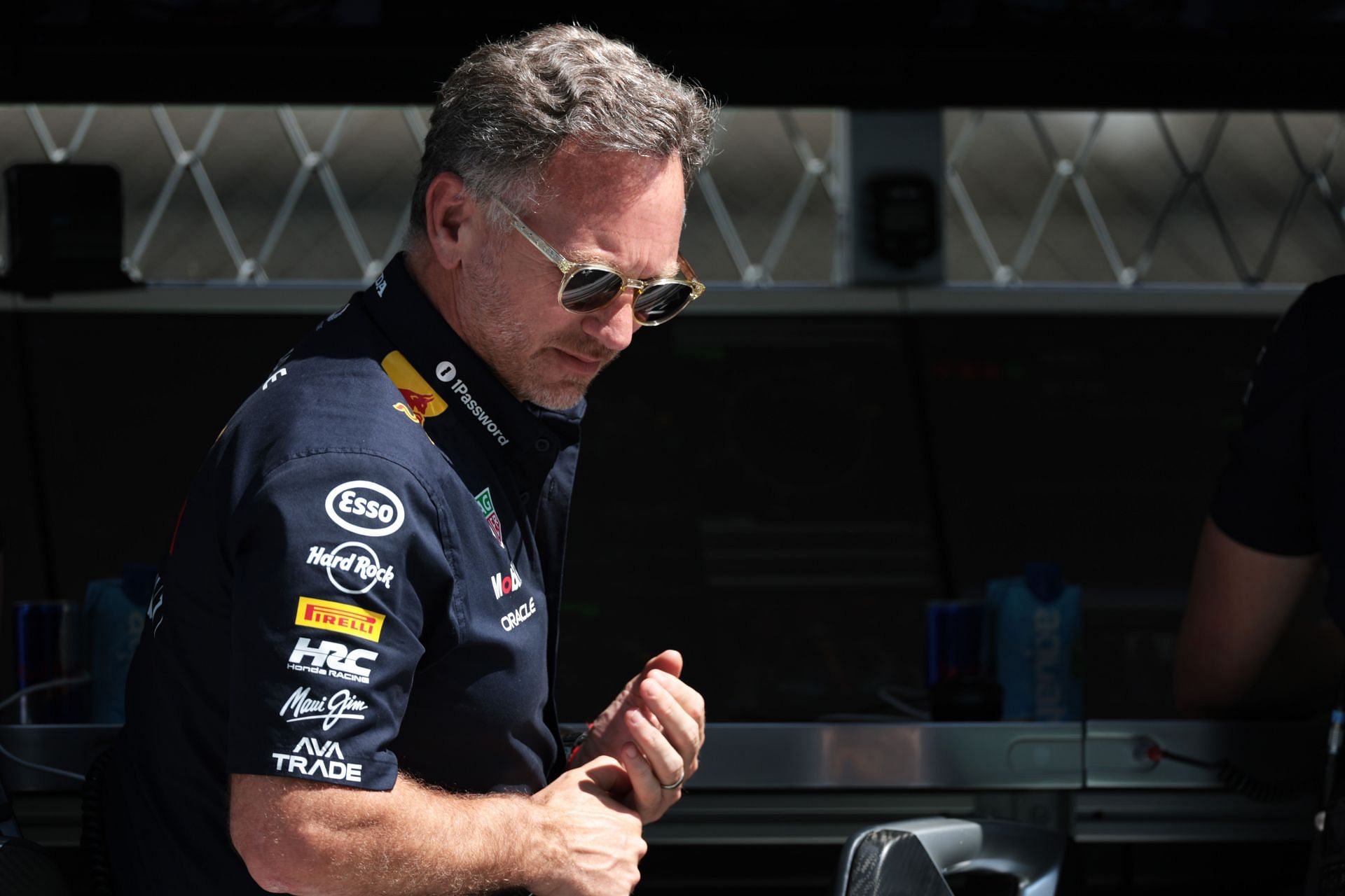 Christian Horner at the qualifying for the 2025 F1 Grand Prix of Spain - Source: Getty